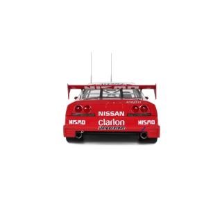 Nissan NISMO GT-R LM WHITE K. HOSHINO / M. HASEMI / T. SUZUKI 1996 OttO mobile 1:18 Resinemodell (Türen, Motorhaube... nicht zu öffnen!)